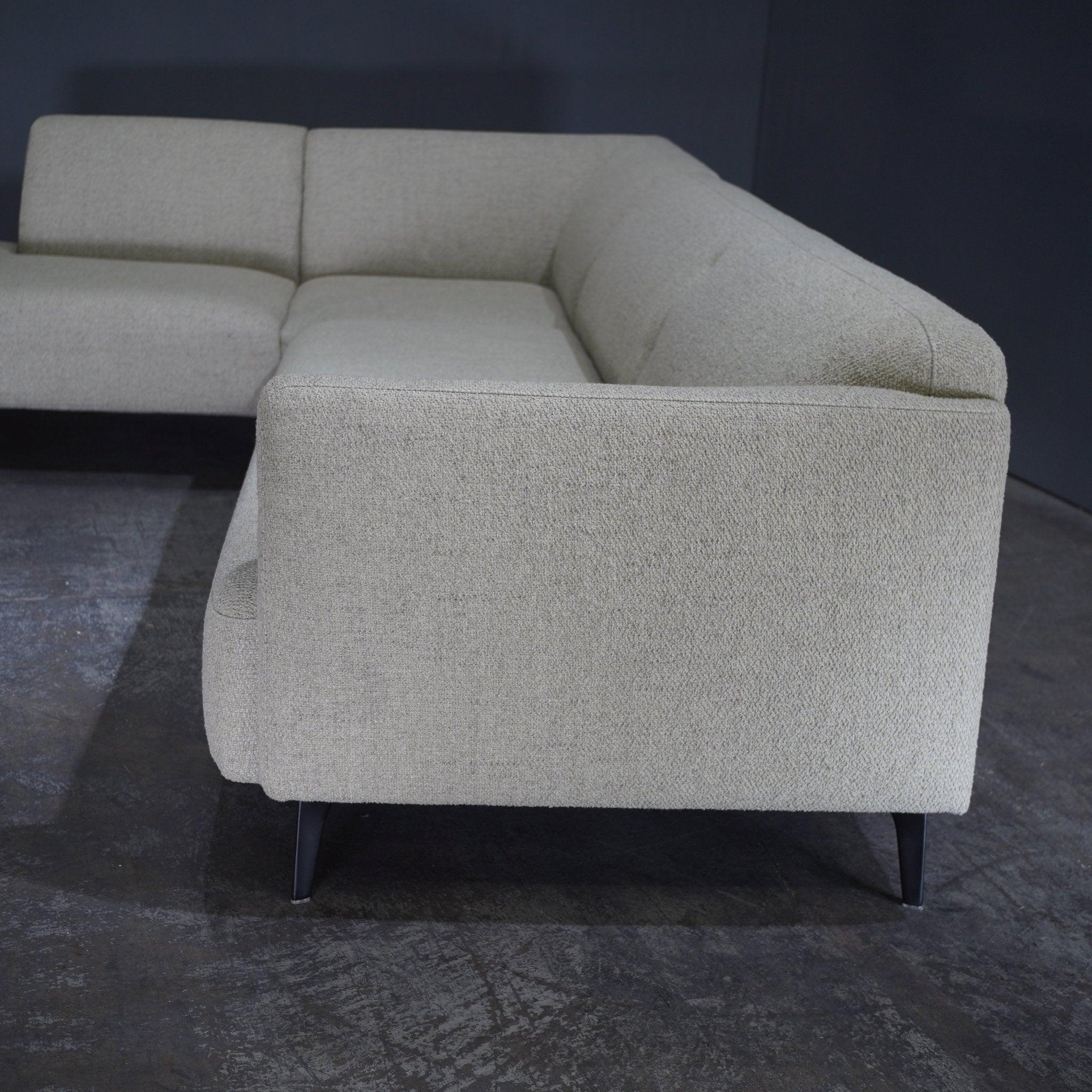 Danish BoConcept Modena Cream Corner Sofa by Morten Georgsen