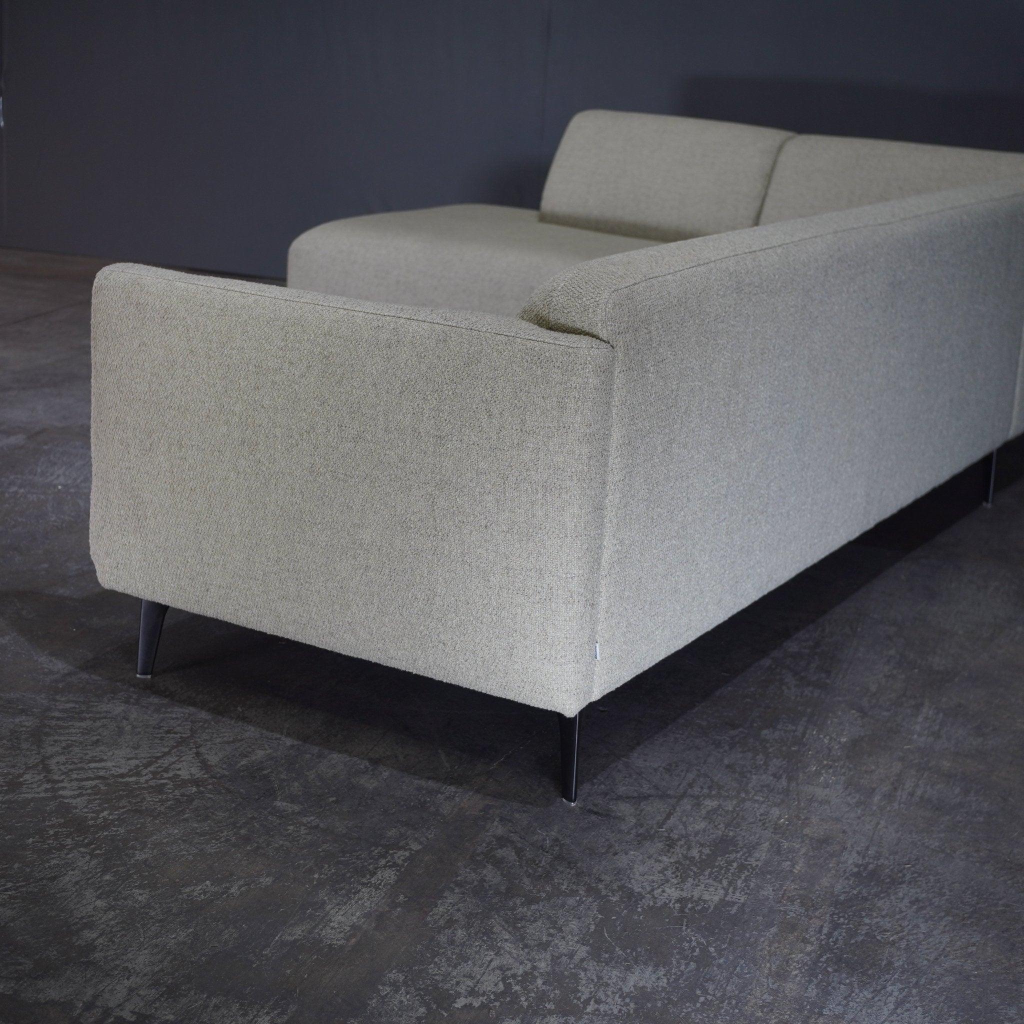 BoConcept Modena Cream Corner Sofa by Morten Georgsen In Good Condition In Basildon, London