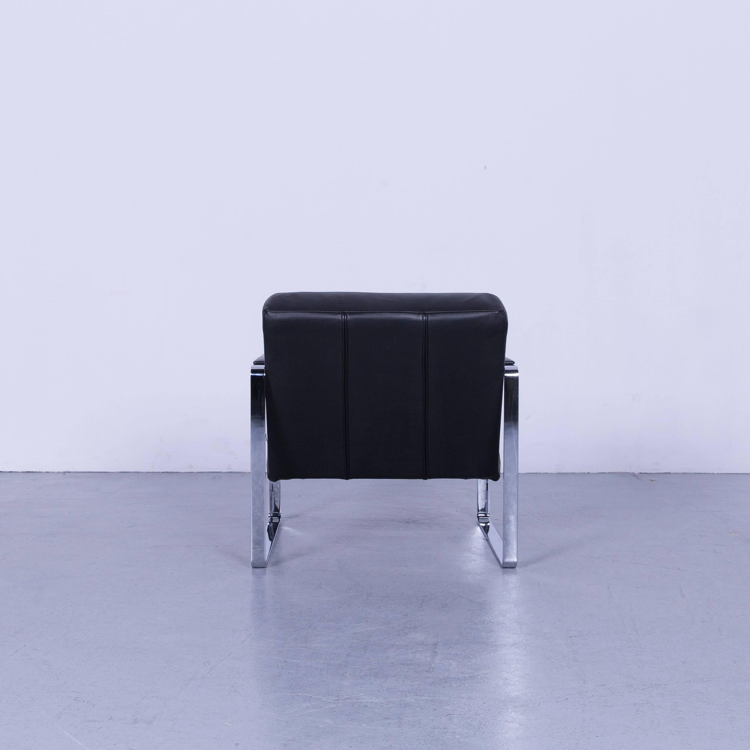 BoConcept Ross Leather Armchair Black One-Seat 1