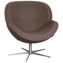 BoConcept Shelly Designer-Sessel aus Stoff Braun