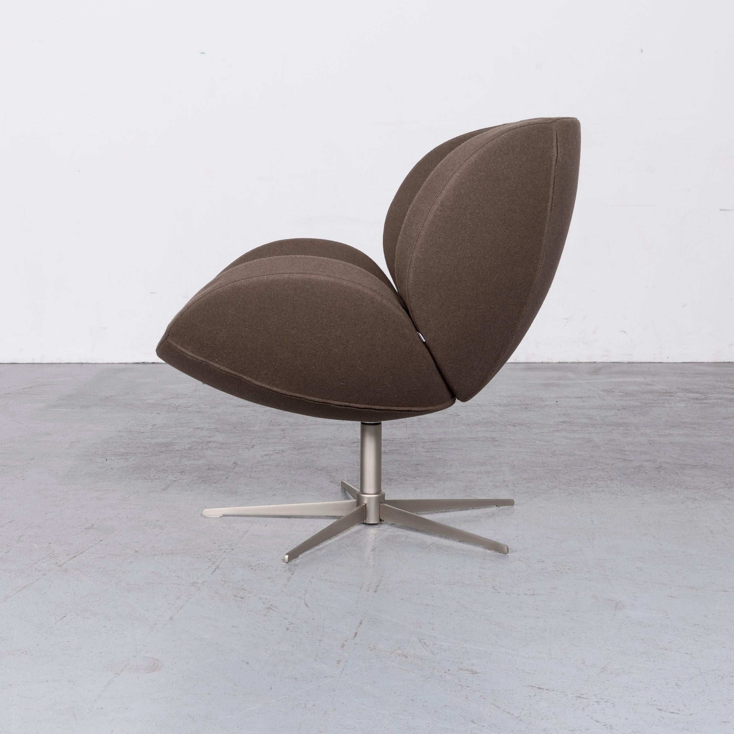BoConcept - Shelly - Ensemble de fauteuils et poufs en tissu design - Marron 2