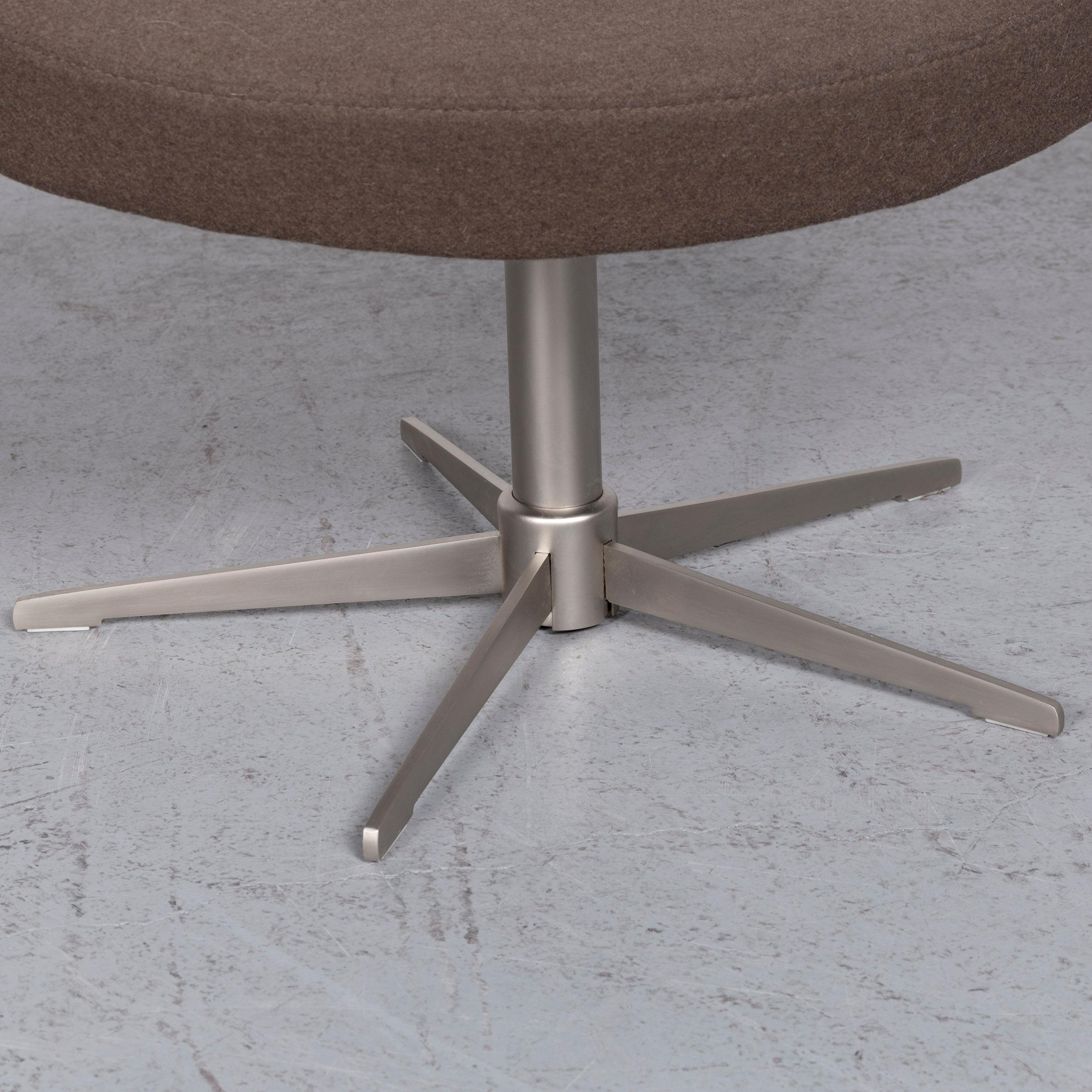 BoConcept - Shelly - Ensemble de fauteuils et poufs en tissu design - Marron 7