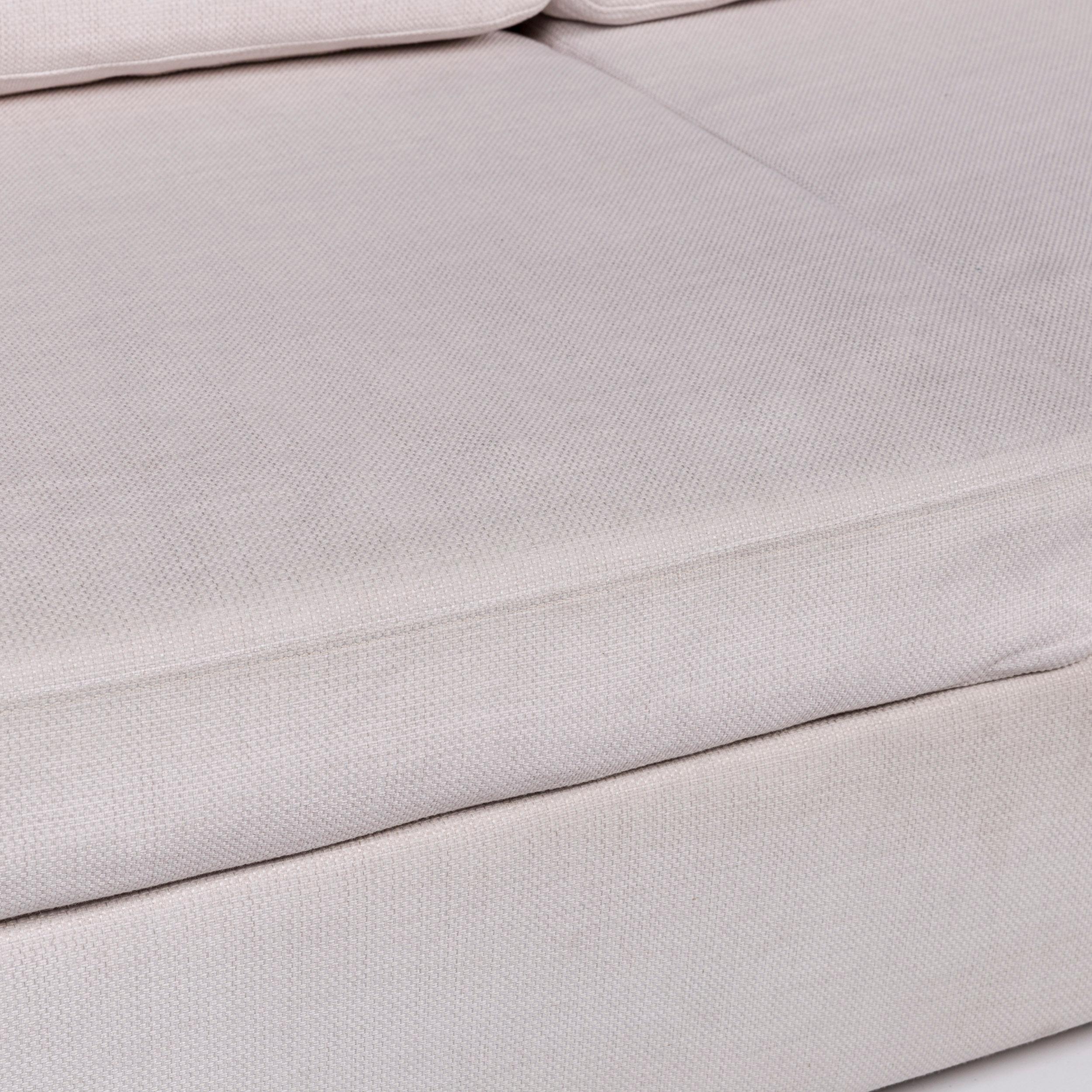 BoConcept Terni Fabric Sofa Bed Cream White Cream Sleep Function Incl. Mattress 1