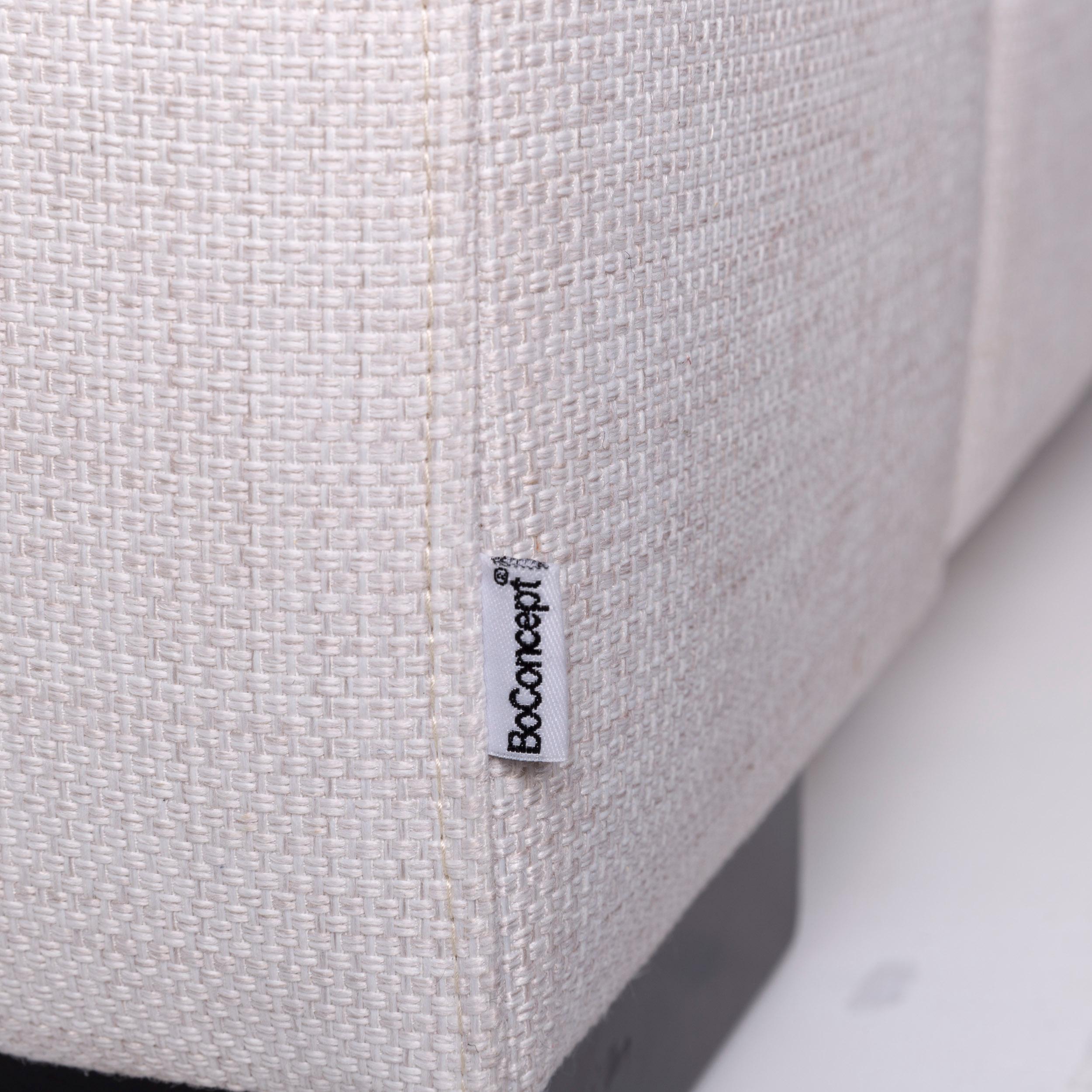 BoConcept Terni Fabric Sofa Bed Cream White Cream Sleep Function Incl. Mattress 3
