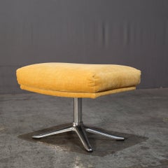 Boconcept Yellow Corduroy Stool