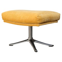 Boconcept Yellow Corduroy Stool
