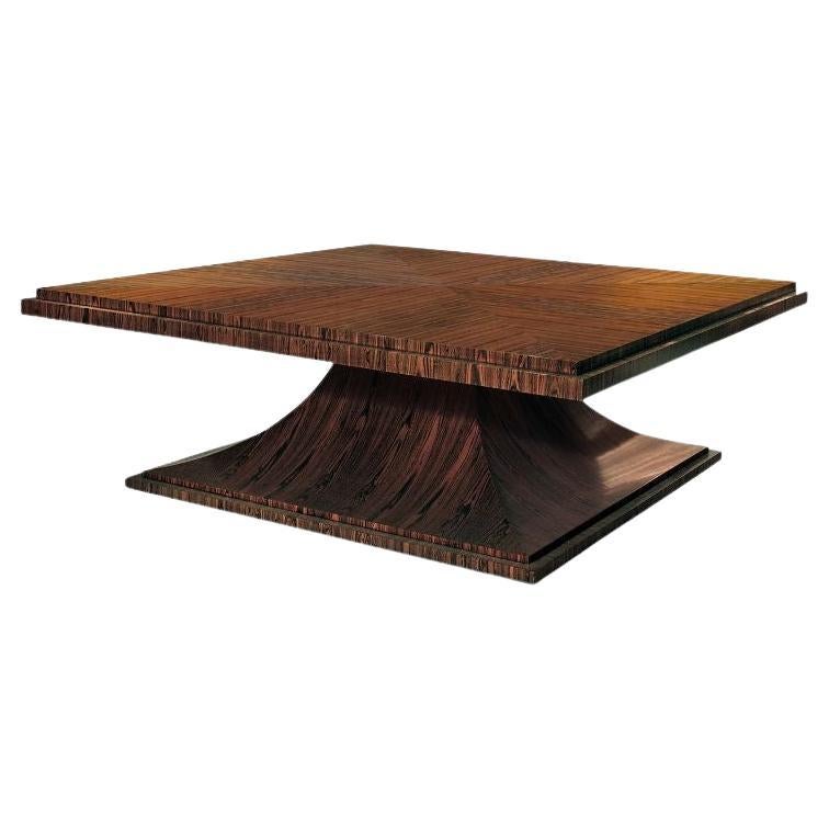 Bocote Cocktail Table For Sale