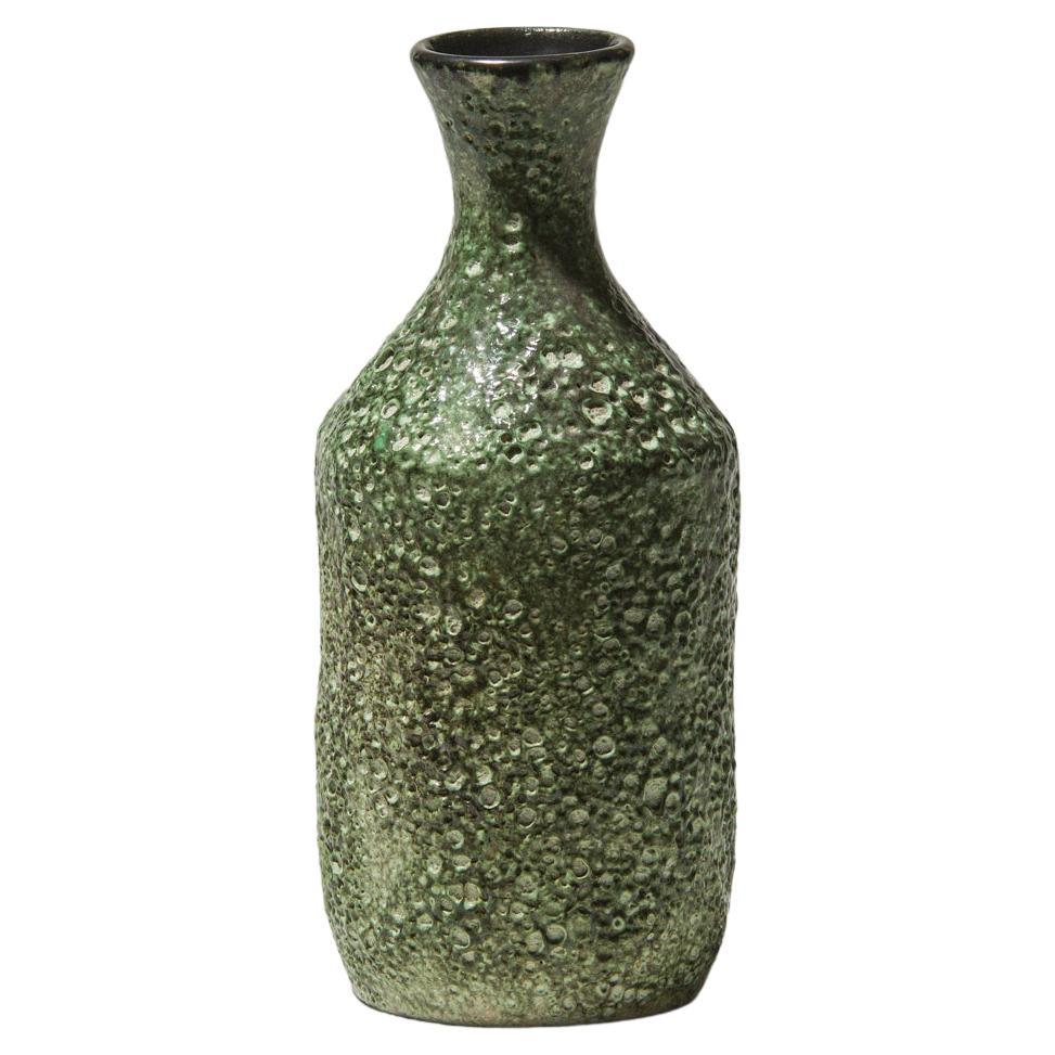 Vaso in ceramica Bod con smalto strutturato verde menta "Vaso in ceramica Bod di forma classica