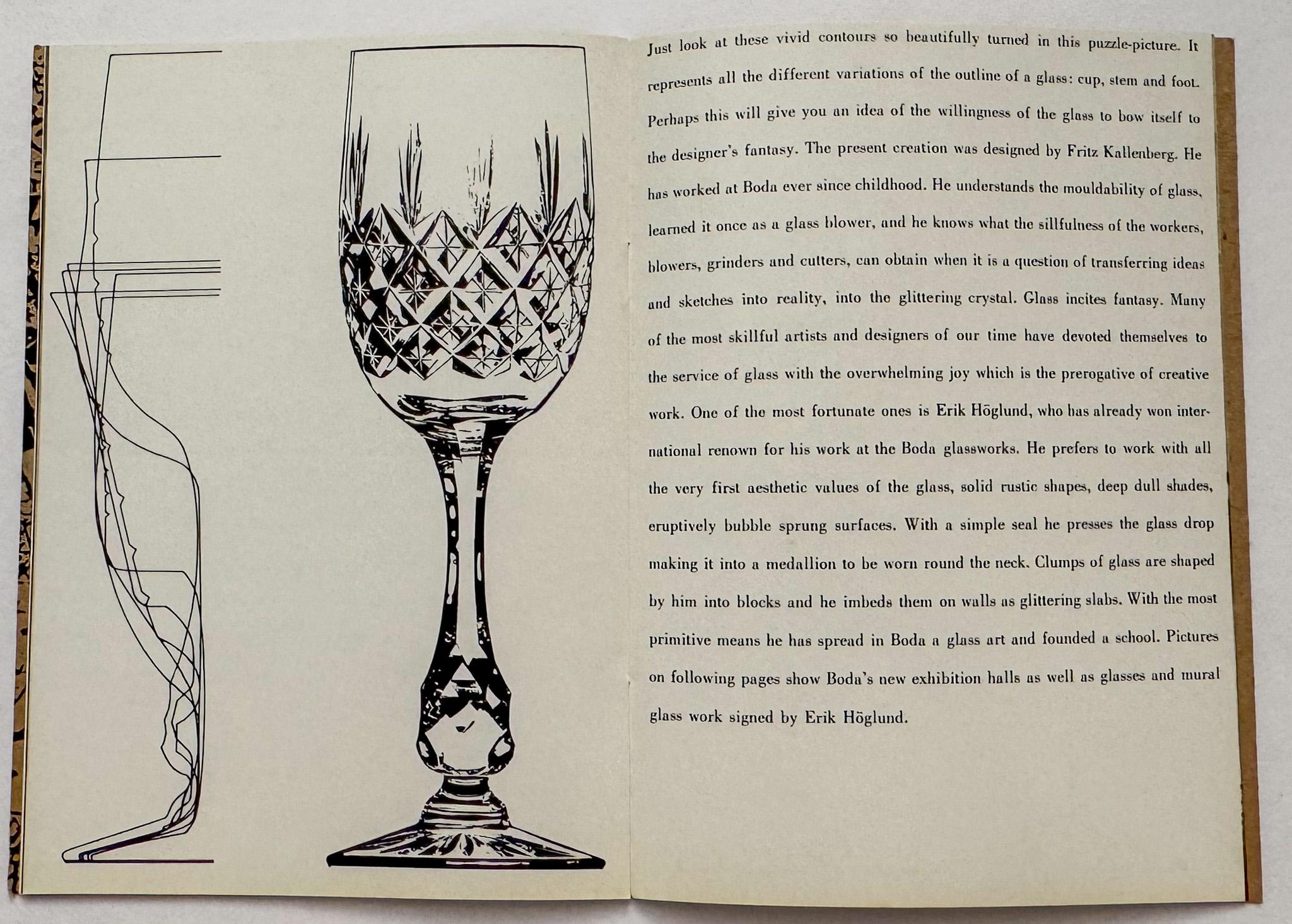 Paper Boda Glass Booklet For Sale