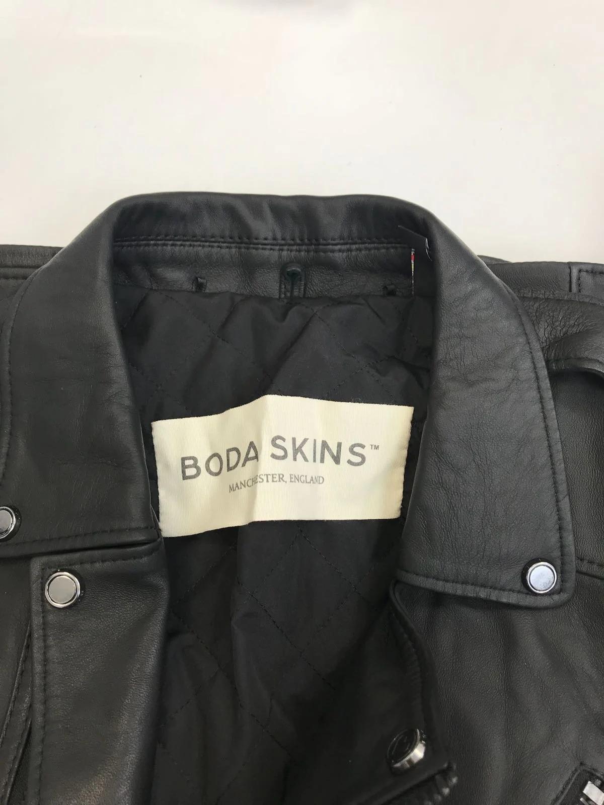 Boda Skins Leather Biker Jacket For Sale 2
