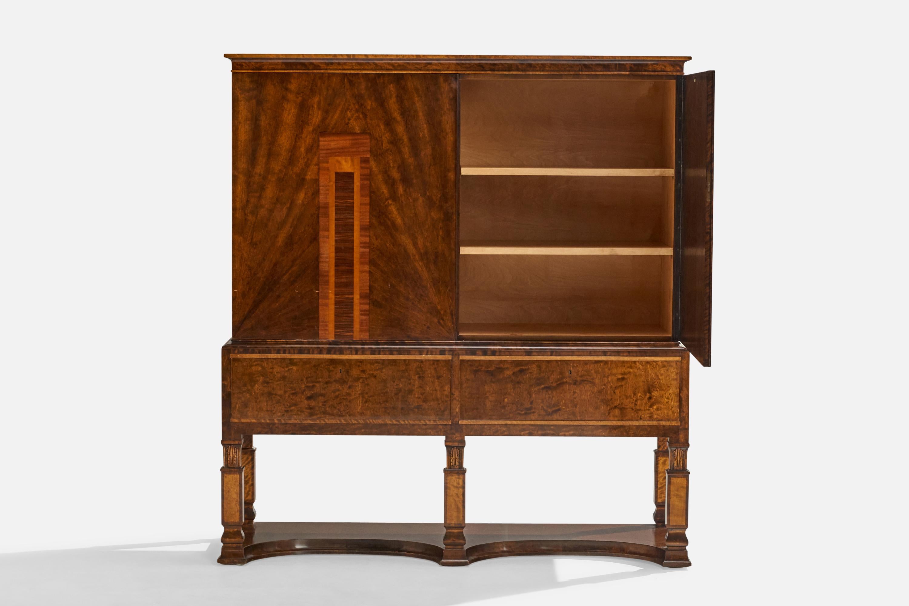 Bodafors, Cabinet, Birch, Sweden, 1930s For Sale 4