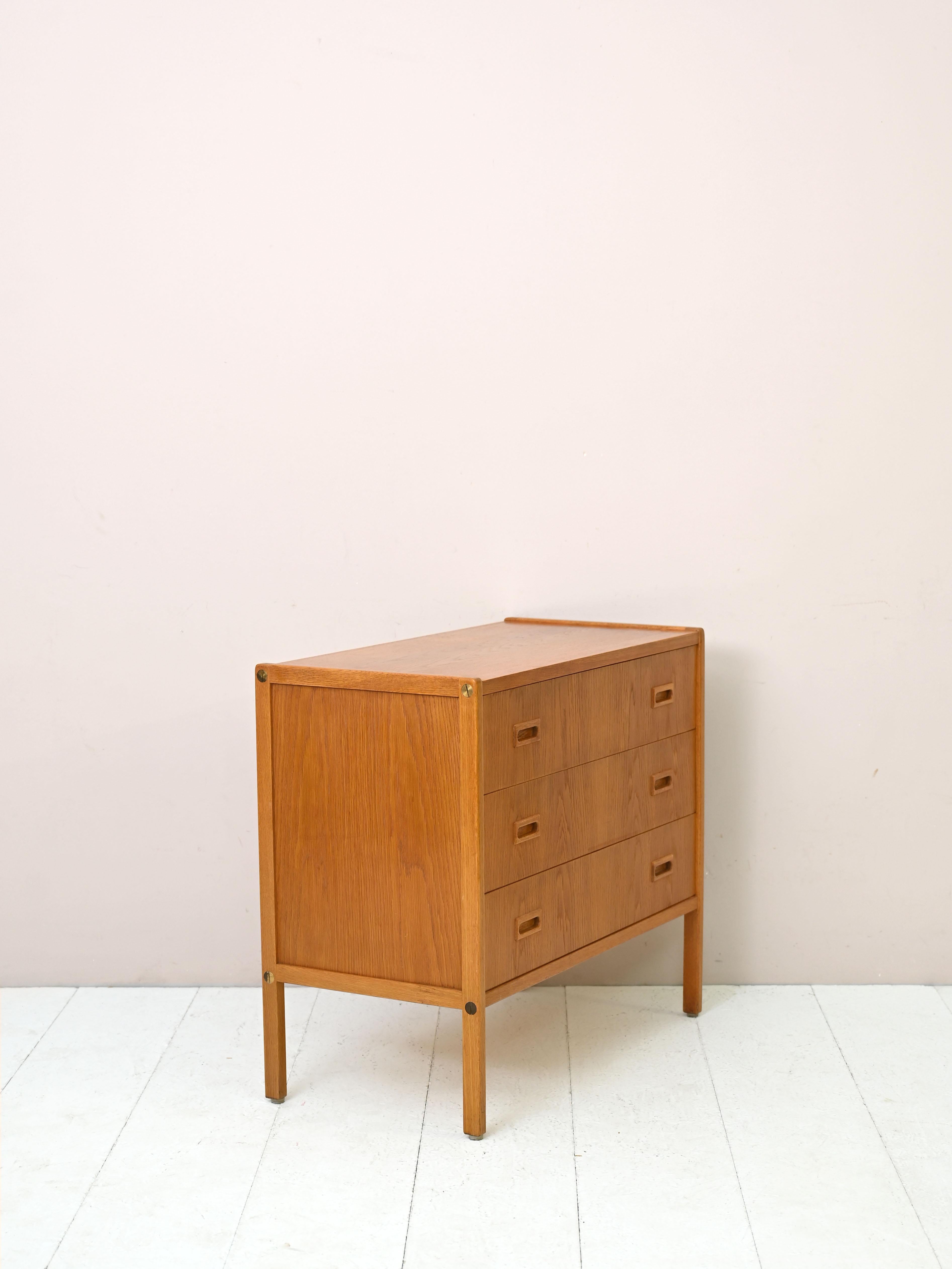 Scandinavian Modern Bodafors Modernist Chest of Drawers