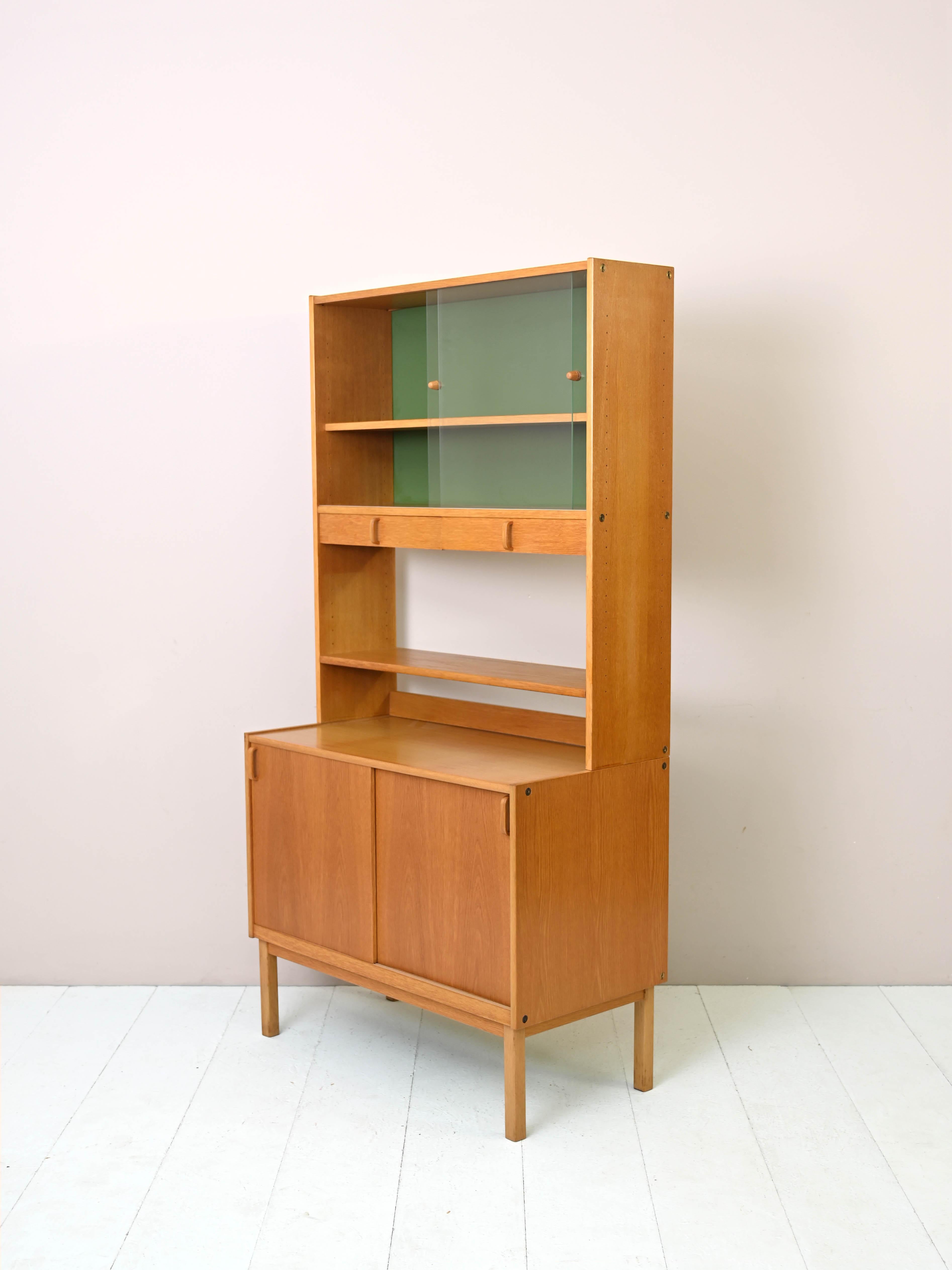 Bodafors Scandinavian Bookcase Sideboard In Good Condition In Brescia, IT