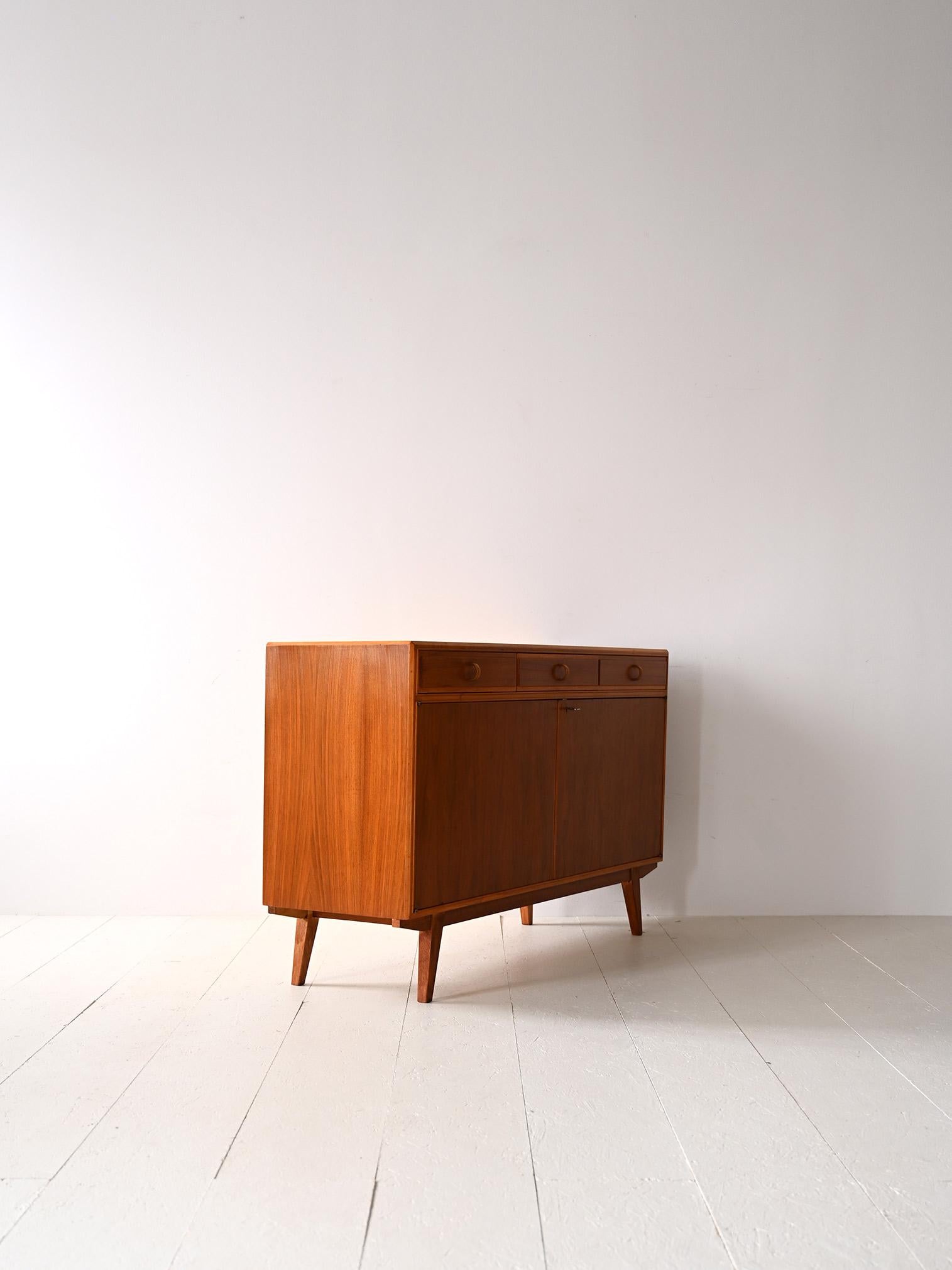 Swedish Bodafors sideboard with three drawers For Sale
