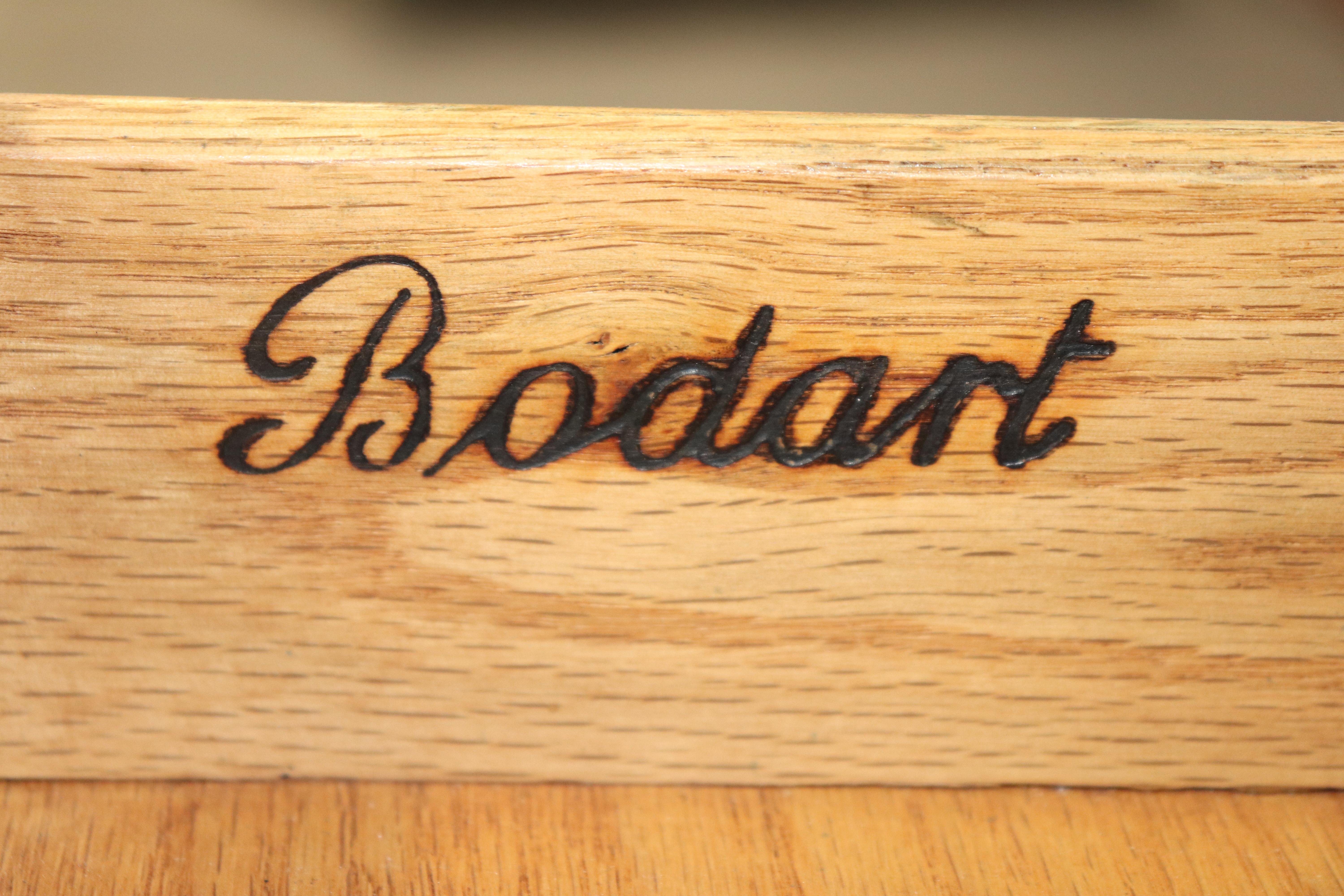 Bodart Scrivania francese in stile Luigi XV ebanizzata con ormeggio in bronzo in vendita 8