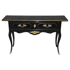 Bodart Französisch Ebonized Bronze montiert Louis XV Stil Konsolentisch