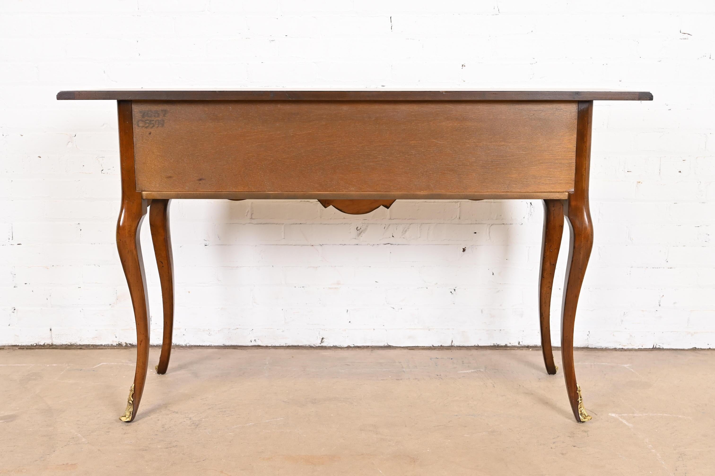 Bodart French Provincial Louis XV Fruitwood Console Table With Mounted Ormolu For Sale 6