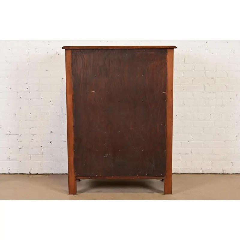 Comò Highboy in legno di Bodart, circa anni '60, Provincia Francese Luigi XV in vendita 8