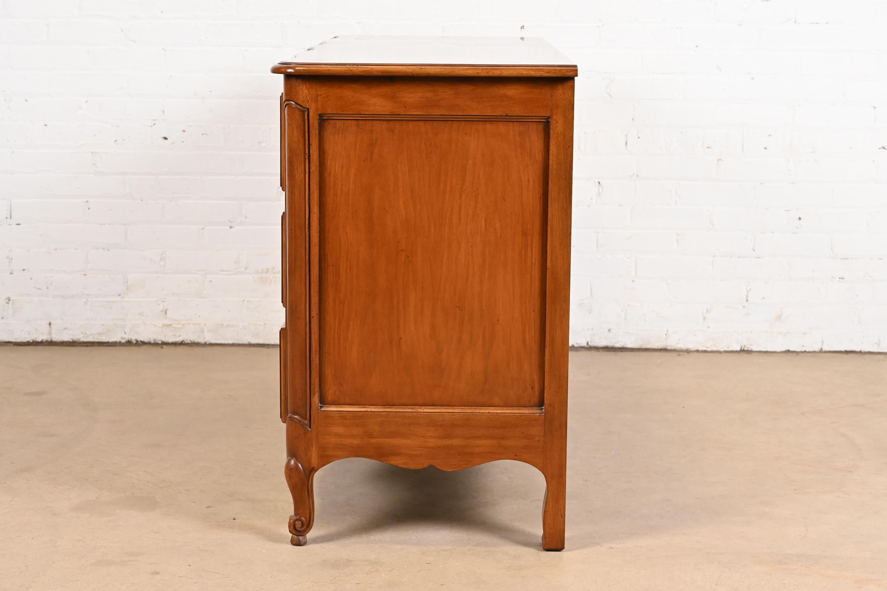 Bodart French Provincial Louis XV Fruitwood Triple Dresser, Circa 1960s For Sale 5