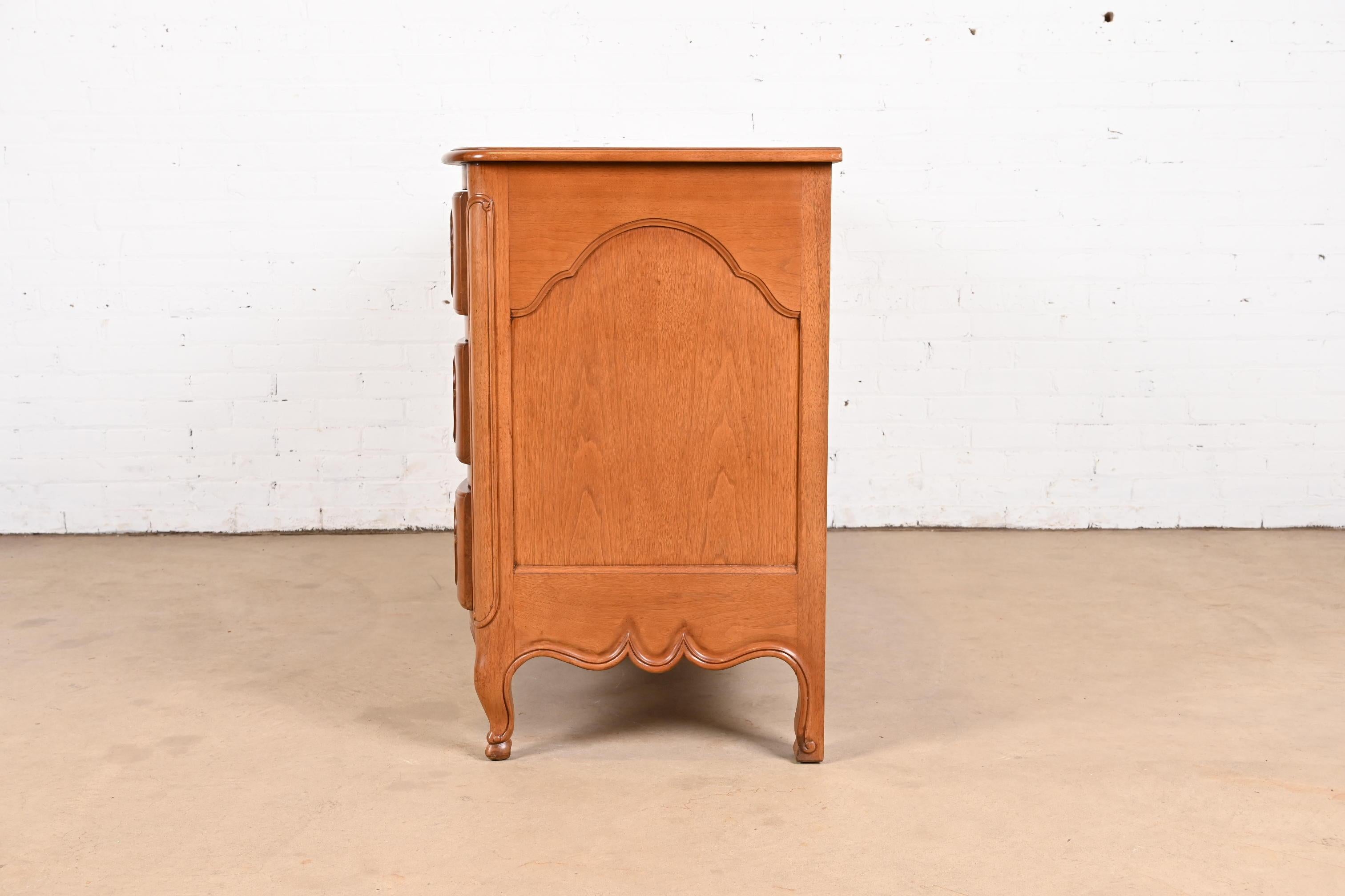 Bodart French Provincial Louis XV Fruitwood Triple Dresser, Circa 1960s For Sale 8