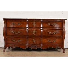 Bodart French Provincial Louis XV Fruitwood Triple Dresser, Circa 1960s