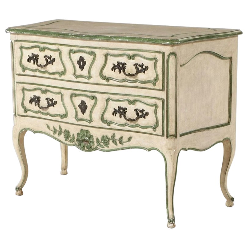 Bodart French Provincial Louis XV Painted Chest of Drawers, Circa 1960s For Sale