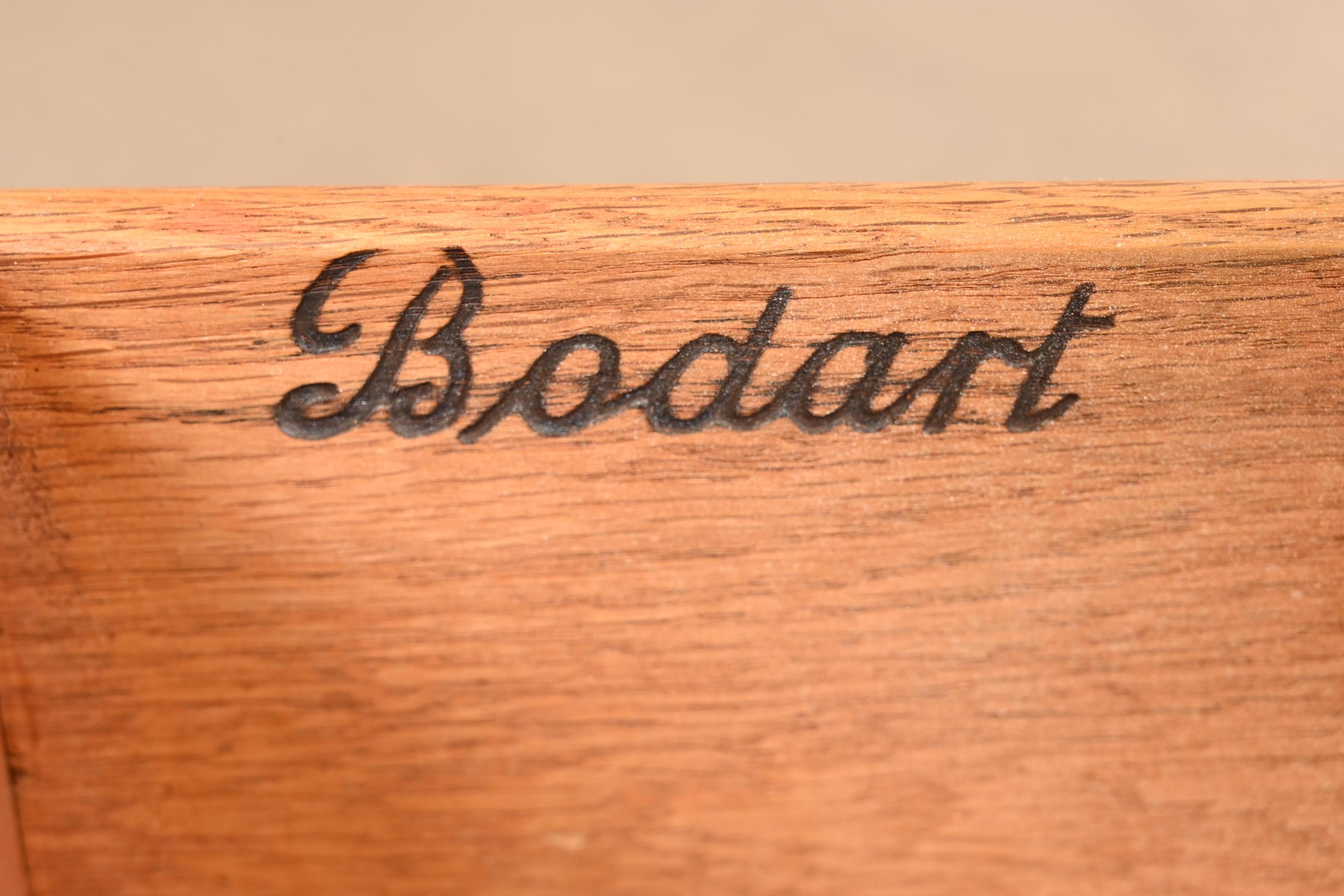 Bodart Louis XV Mahogany and Gold Gilt Leather Top Bureau Plat Desk, Circa 1960s 7
