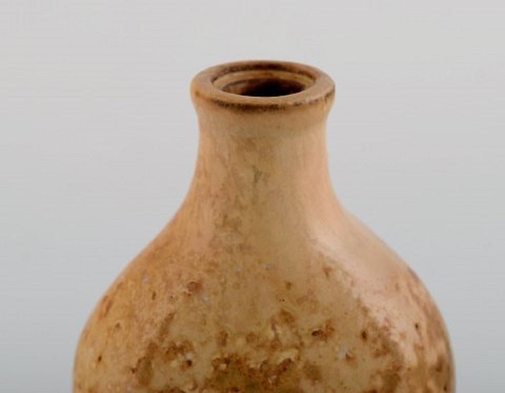 Danish Bode Willumsen, Denmark, Unique Vase in Glazed Stoneware, 1937