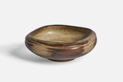 Bode Willumsen, Schale, Steingut, Dänemark, 1940er Jahre