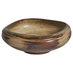 Bode Willumsen, Bowl, Stoneware, Denmark, 1940s
