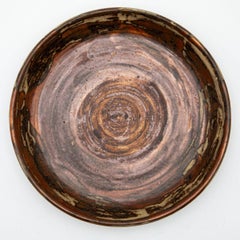 Bode Willumsen - Plato de gres moderno danés firmado con monograma