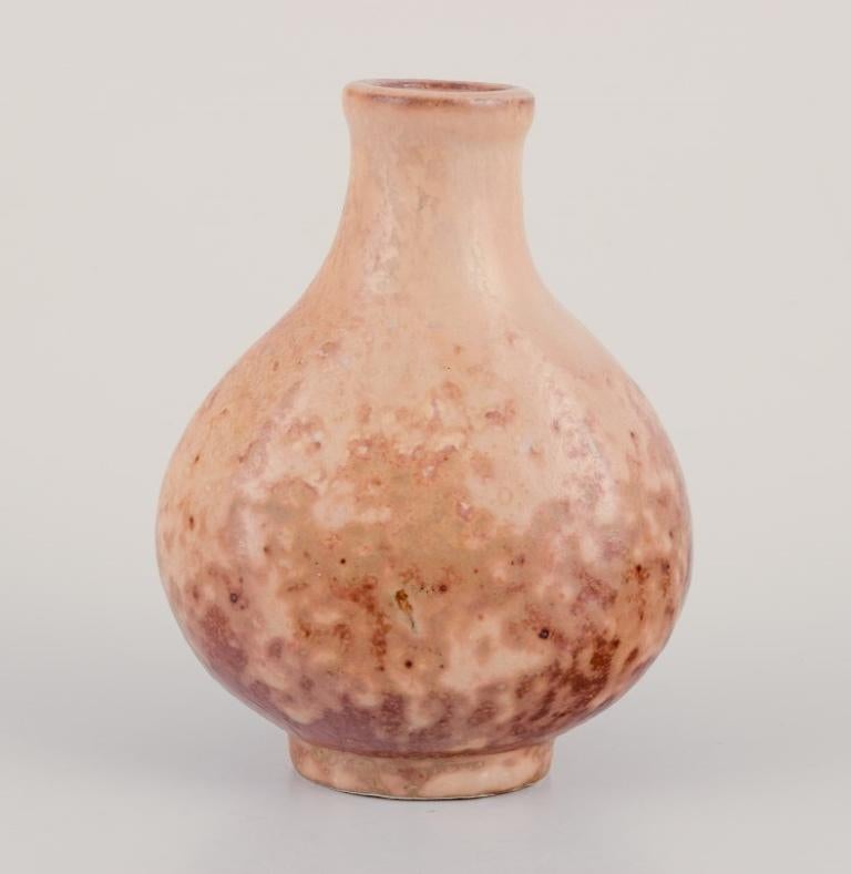 Mid-20th Century Bode Willumsen, own workshop. Unique ceramic bottle with lid. Dated 1937 For Sale
