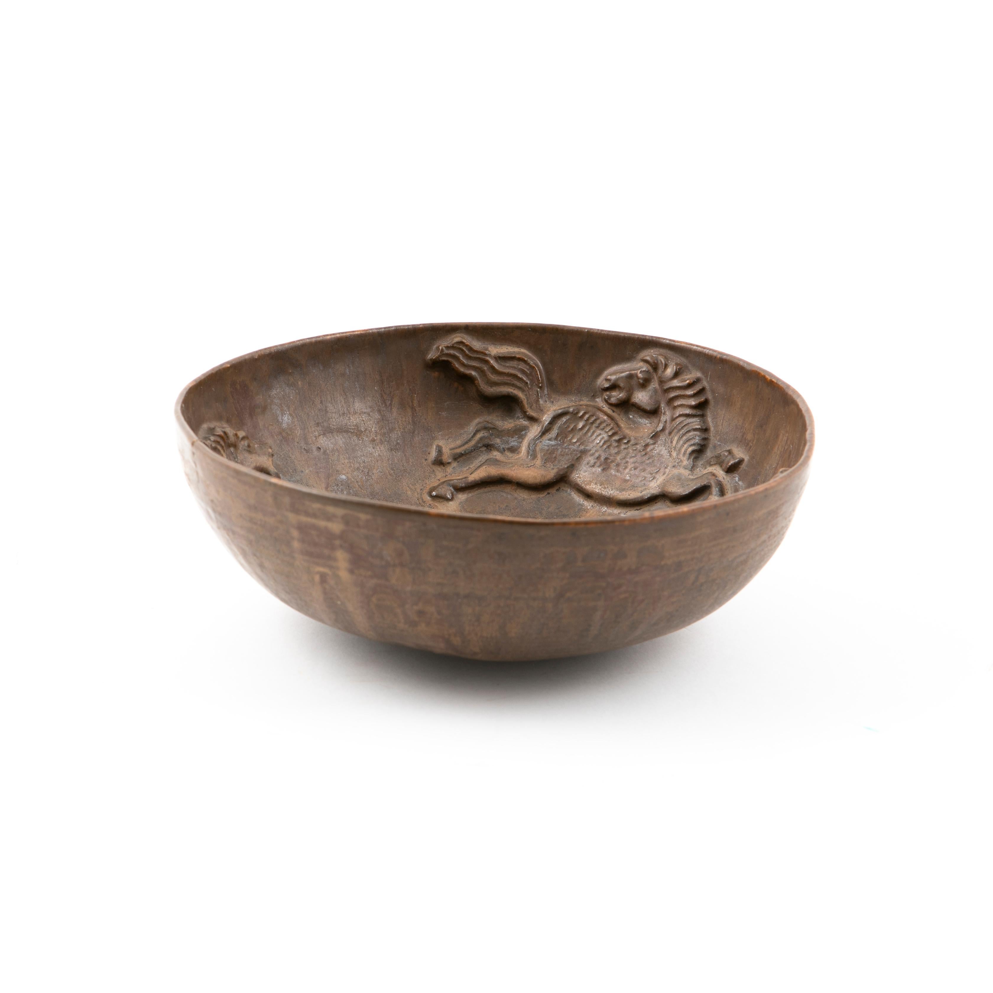 Modern Bode Willumsen, Unike stoneware Bowl For Sale