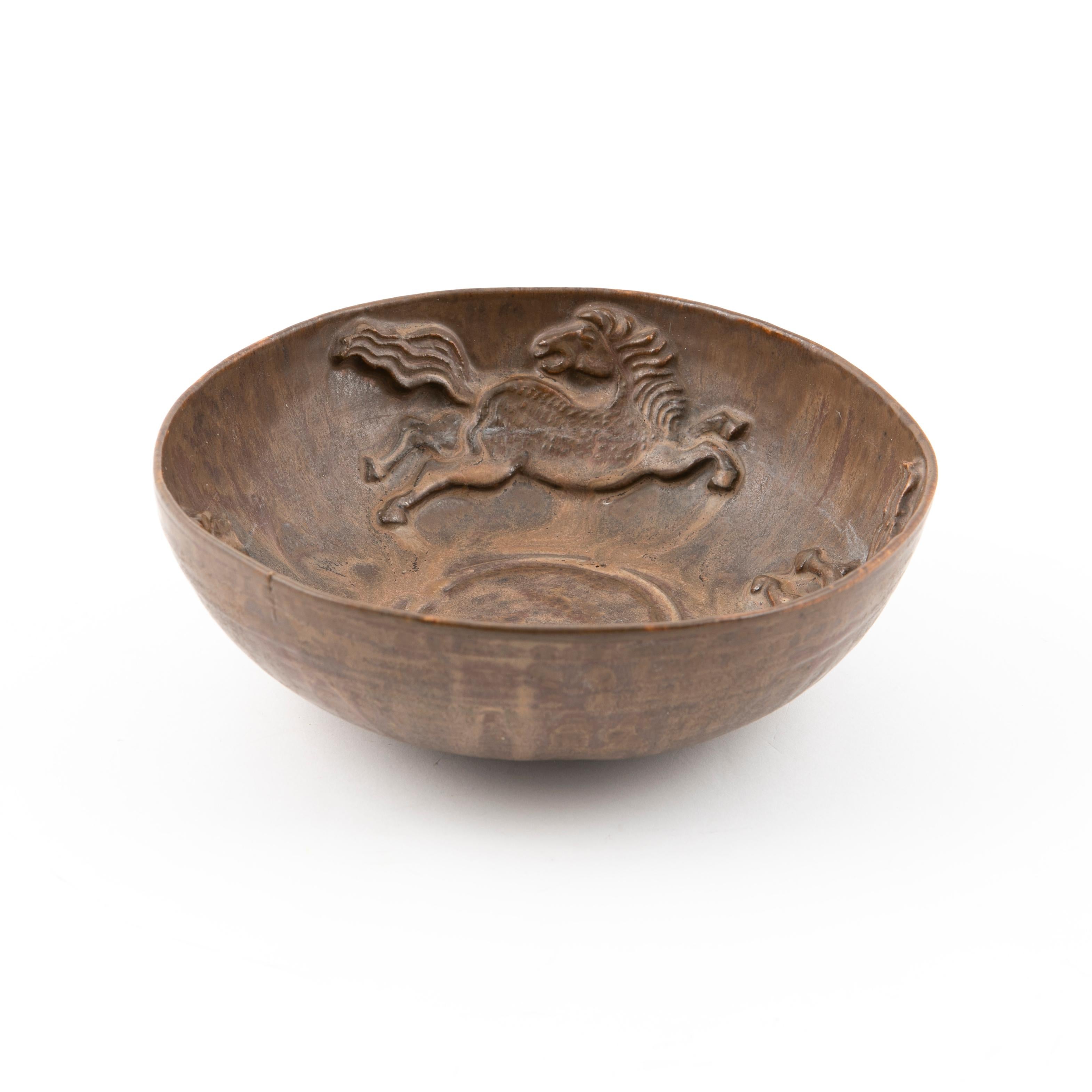 European Bode Willumsen, Unike stoneware Bowl For Sale