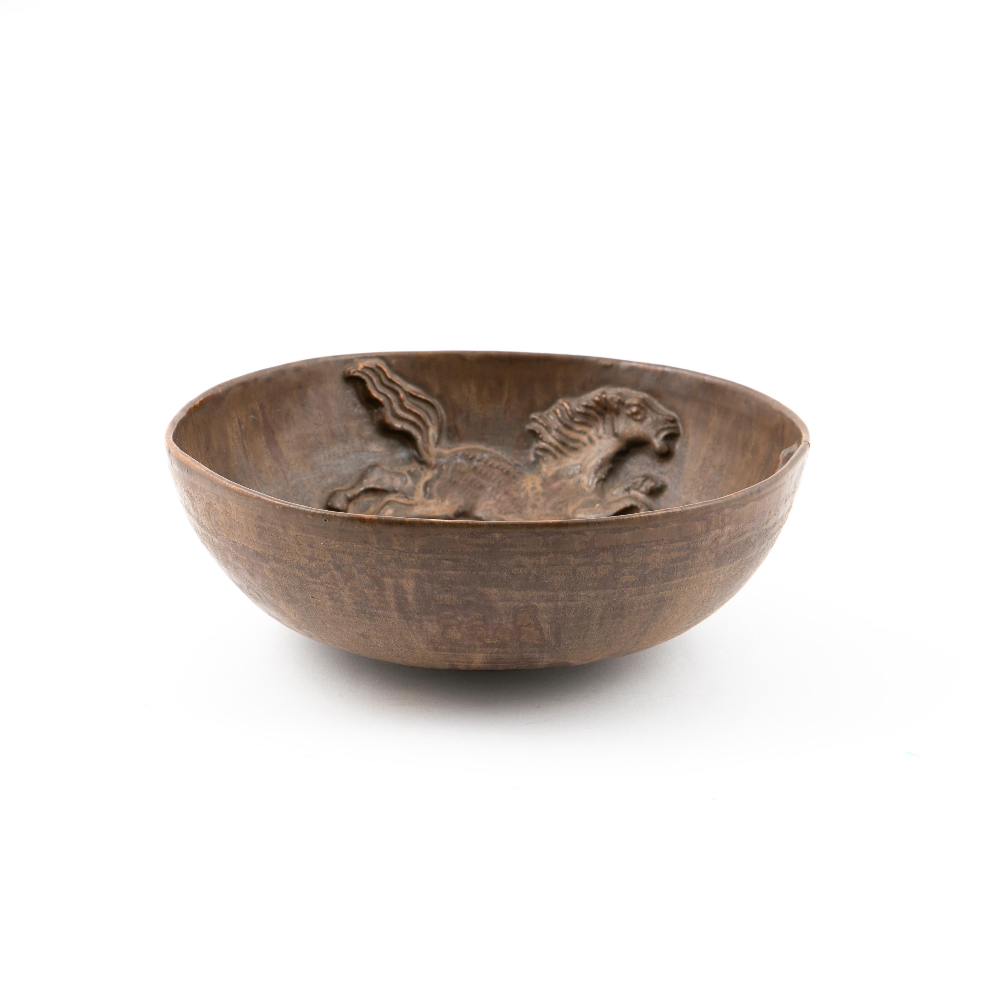 Bode Willumsen, Unike stoneware Bowl For Sale 1