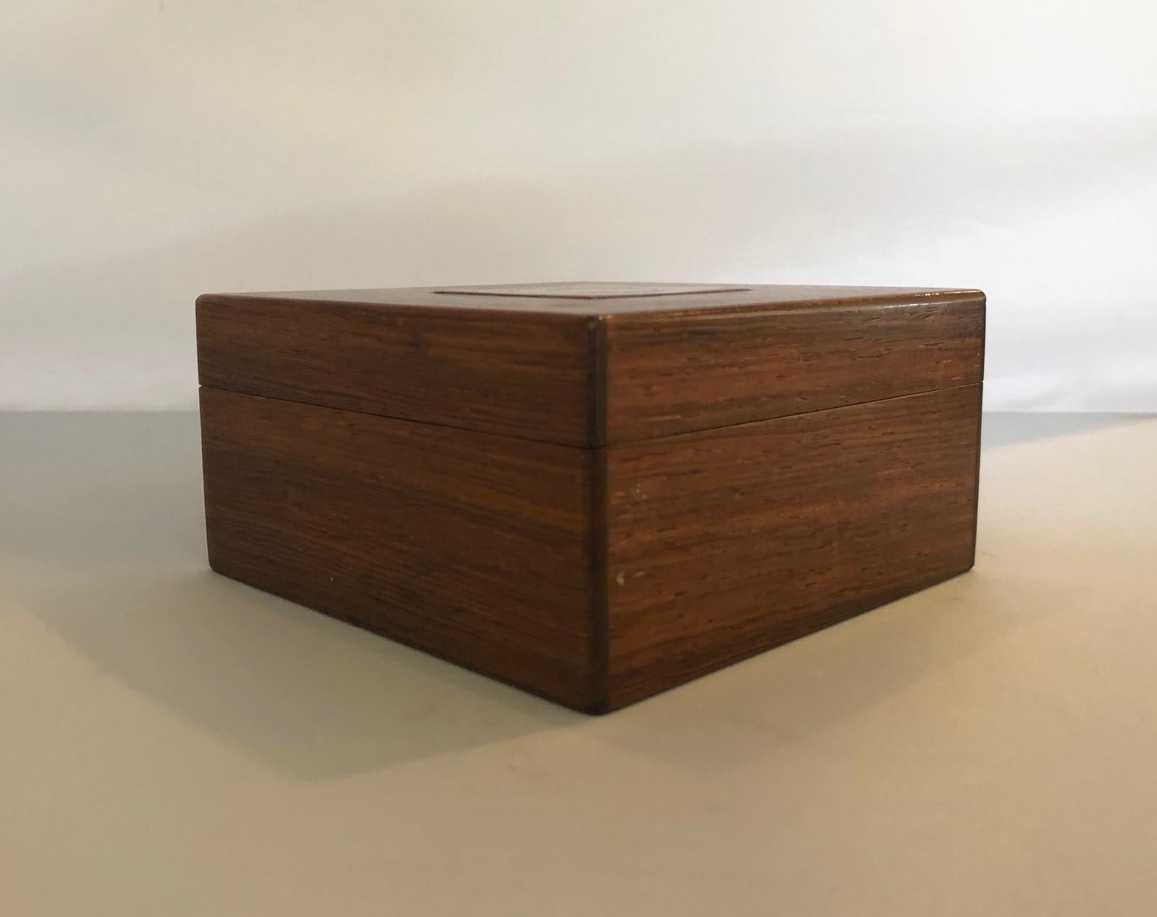 Bodil Eje Danish Rosewood Box by Alfred Klitgaard For Sale 1