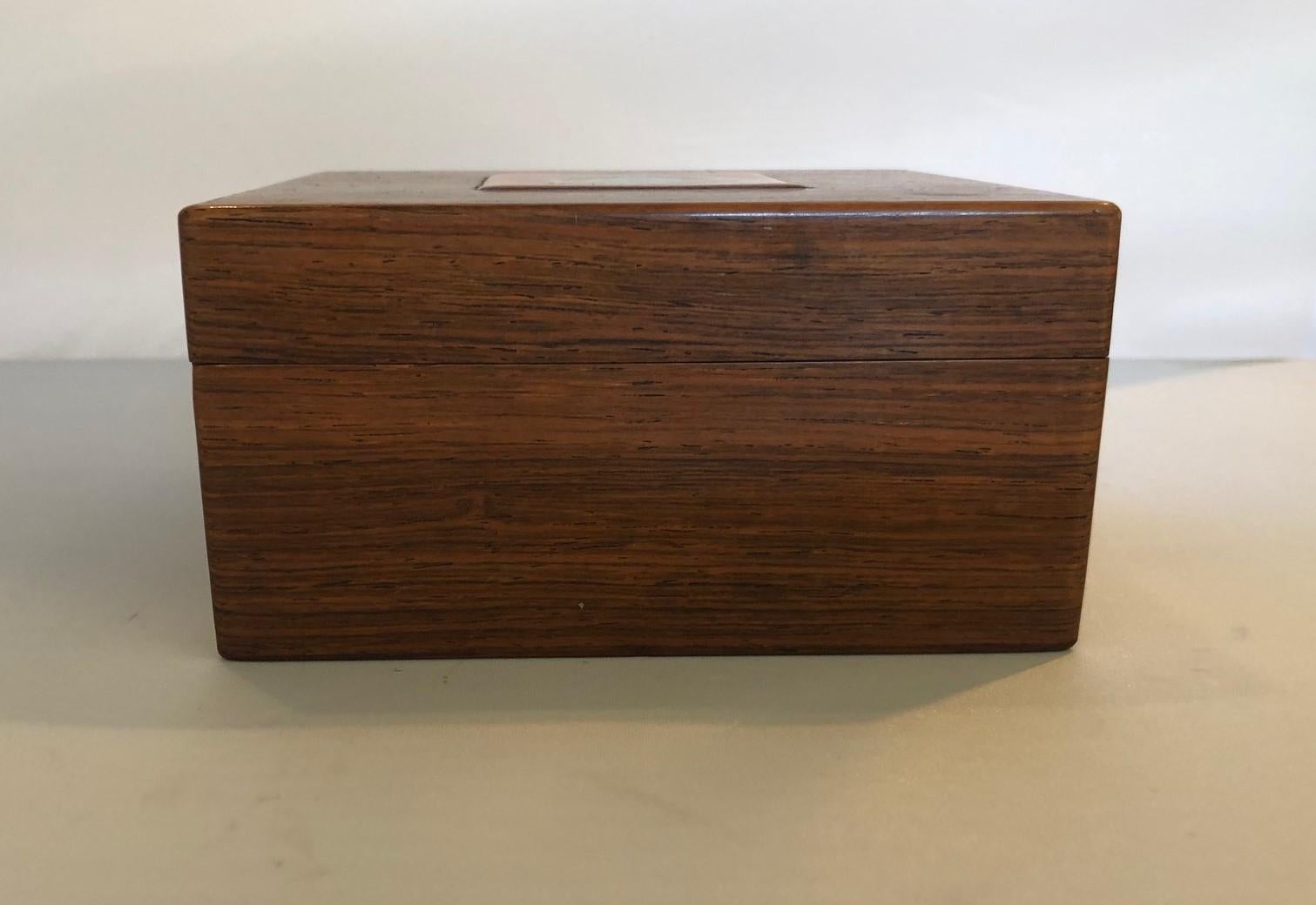 Bodil Eje Danish Rosewood Box by Alfred Klitgaard For Sale 2