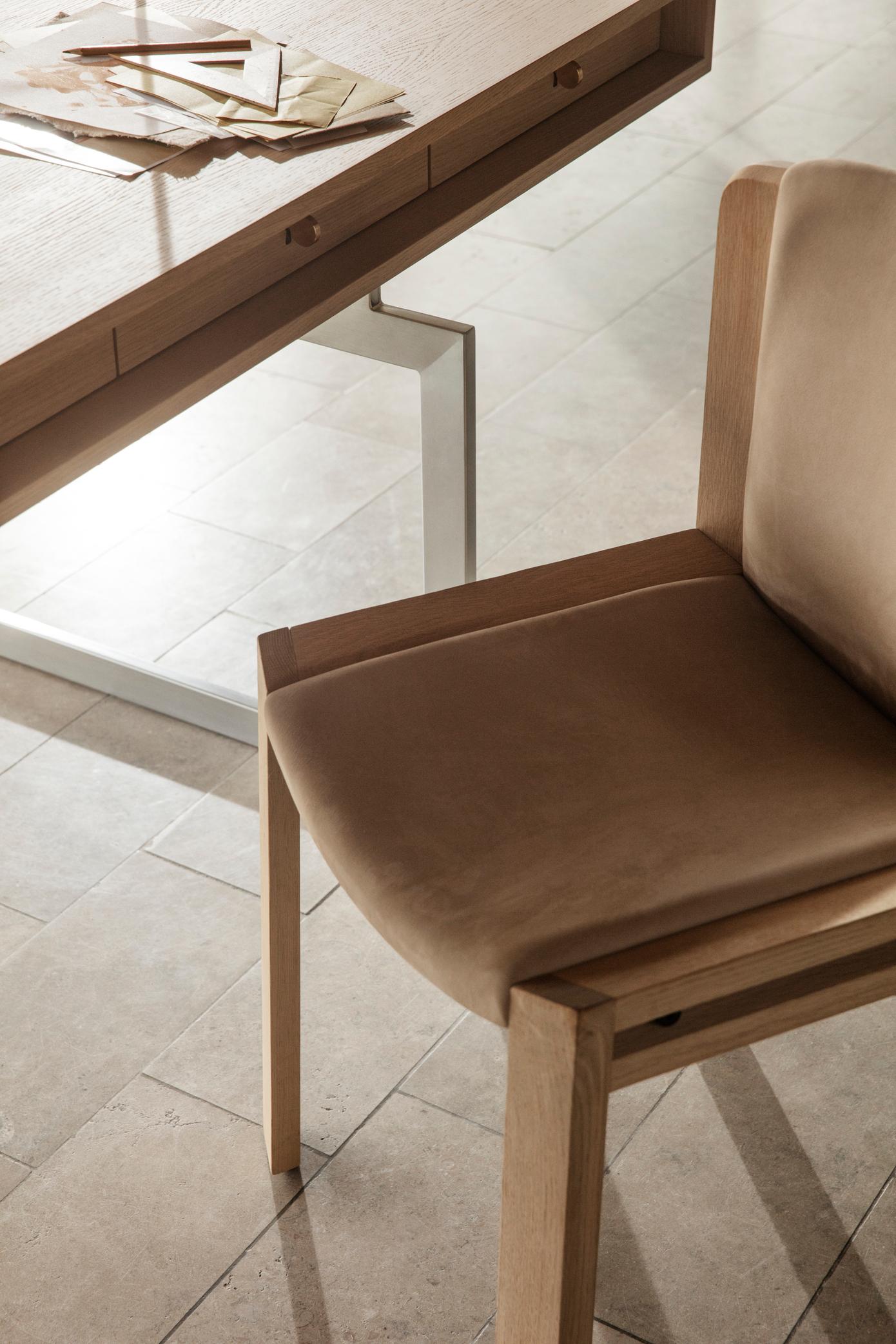 Bodil Kjaer, Bürotisch aus Rot und Nussbaumholz für Karakter, 1959 im Angebot 2