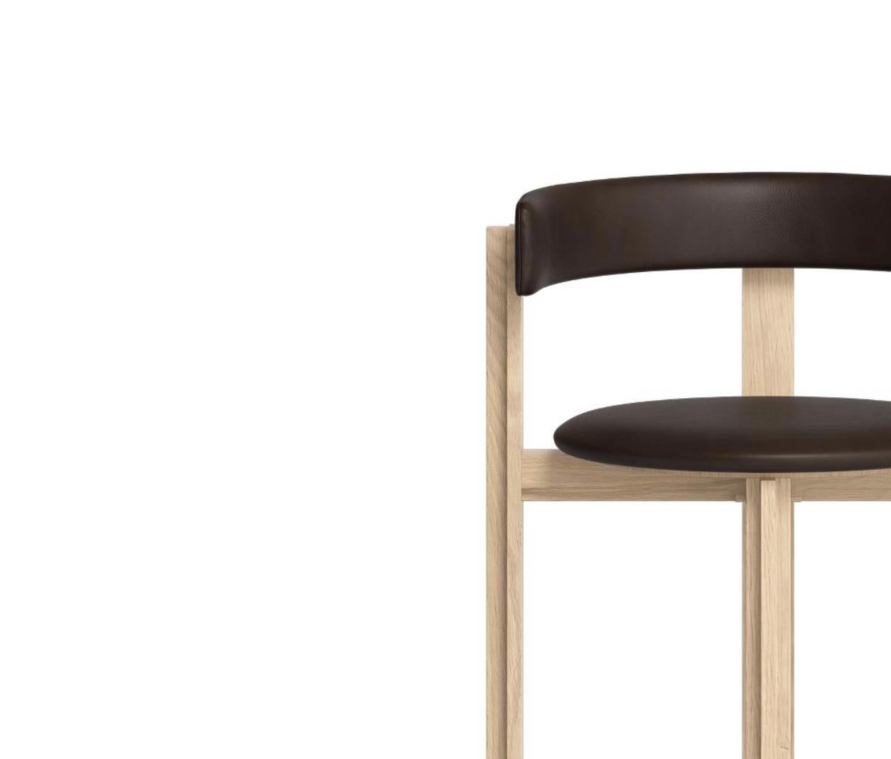 Mid-Century Modern Bodil Kjaer, 1961, chaise de bar principale en chêne naturel pour Karakter en vente