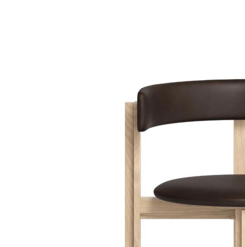 Danois Bodil Kjaer, 1961, chaise de bar principale en chêne naturel pour Karakter en vente
