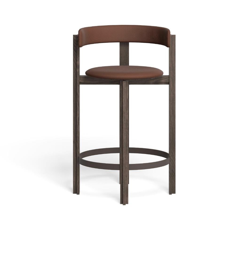 Bodil Kjaer, 1961, Smoke Stained  Oak Principal Bar Chair For Karakter 

Drawing inspiration from Bodil Kjær's Principal chair from 1961, the Principal Bar Chair maintains the same functional and minimalistic design. Characterised by a simple and