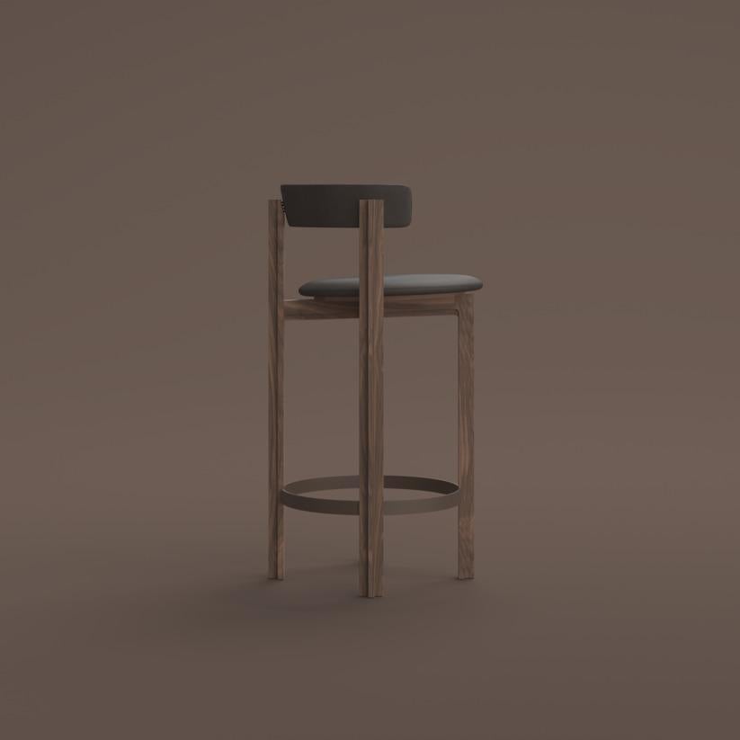 Contemporary Bodil Kjaer, 1961, Smoke Stained Oak Principal Bar Chair For Karakter For Sale