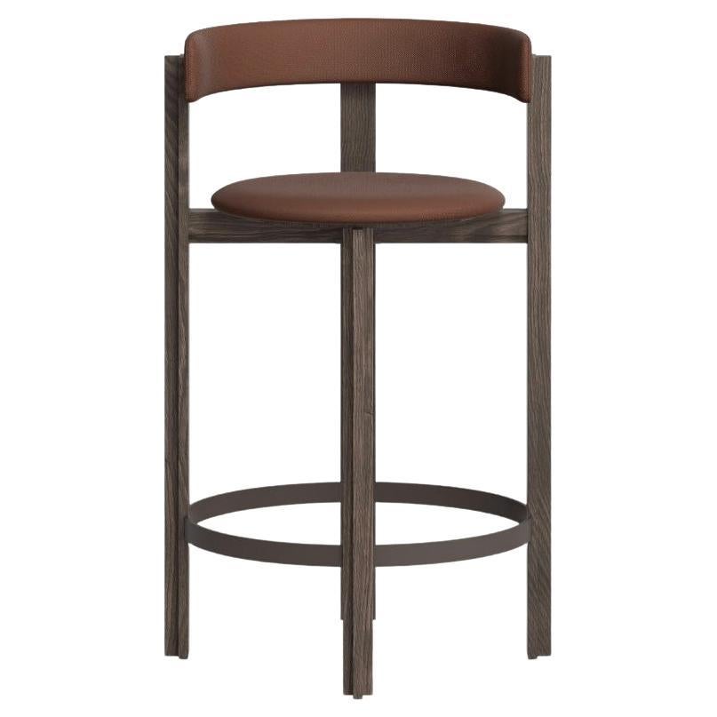 Bodil Kjaer, 1961, Smoke Stained Oak Principal Bar Chair For Karakter For Sale