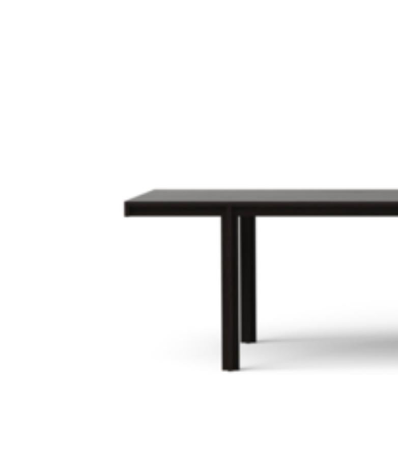 Mid-Century Modern Bodil Kjaer, Smoke Stained Oak Principal Dining Table For Karakter For Sale
