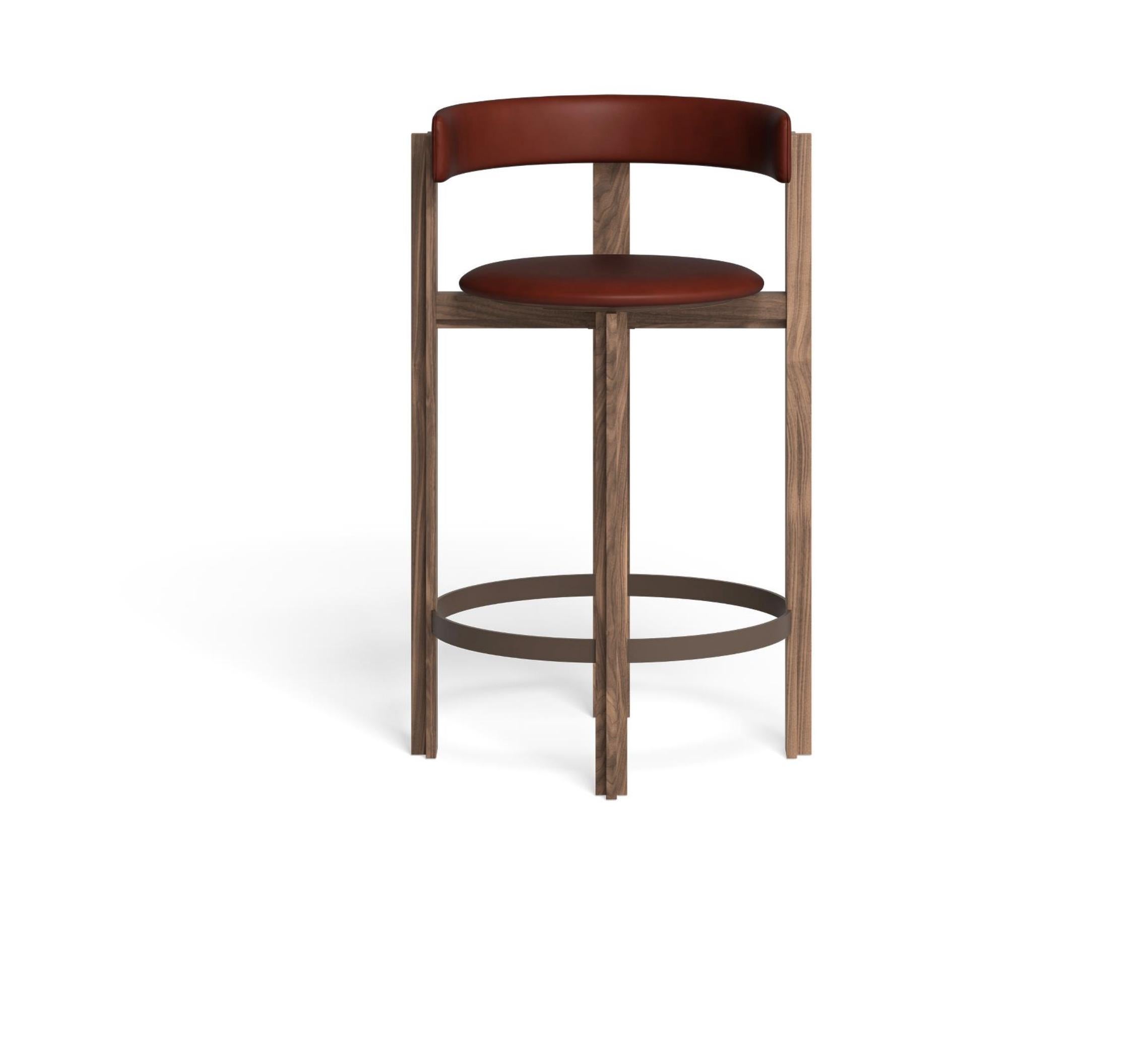 Bodil Kjaer, Walnut  Principal Bar Chair For Karakter 

Drawing inspiration from Bodil Kjær's Principal chair from 1961, the Principal Bar Chair maintains the same functional and minimalistic design. Characterised by a simple and honest use of form