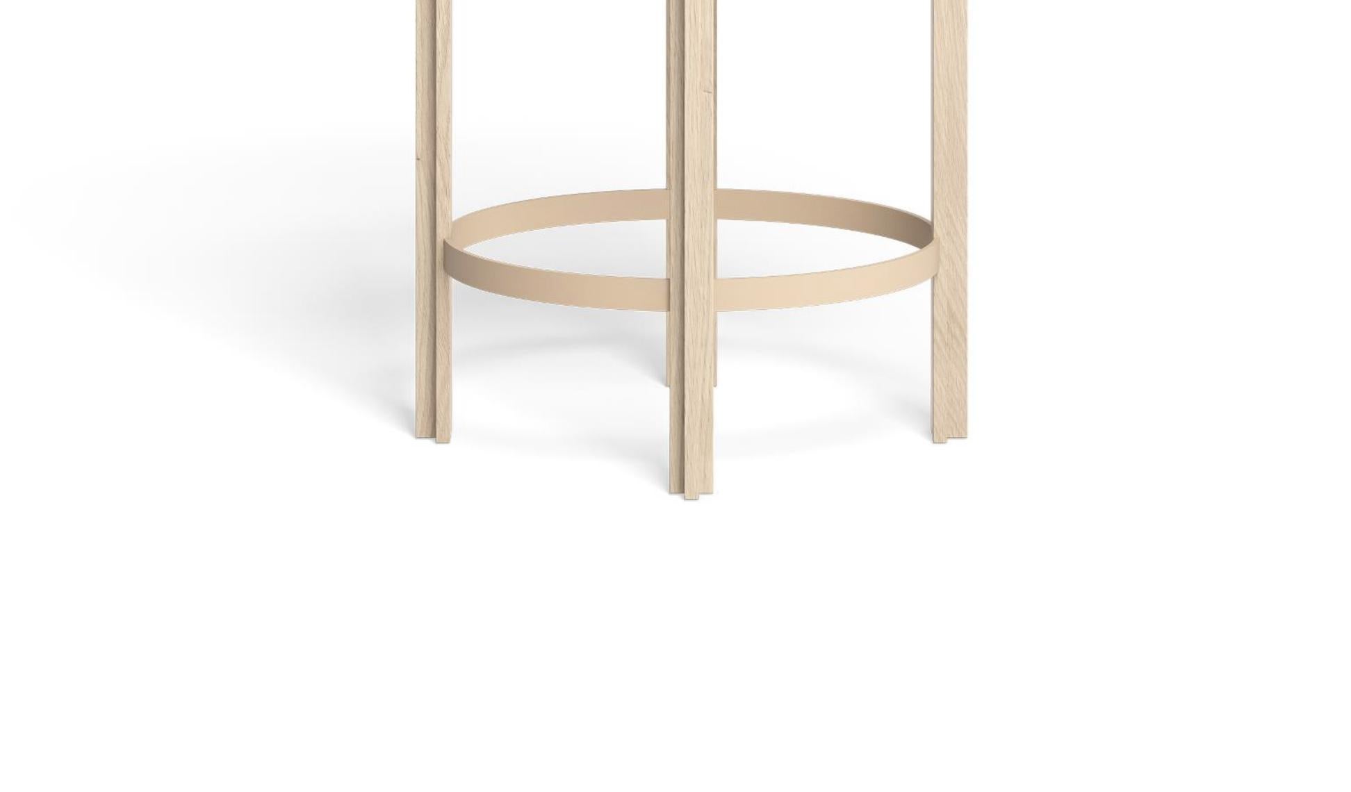 Bodil Kjaer, Weiß gebeizte Eiche Principal Bar Chair für Karakter im Zustand „Neu“ im Angebot in Barcelona, Barcelona