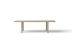 Bodil Kjaer, White Stained Oak Principal Dining Table For Karakter