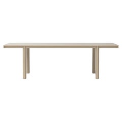 Bodil Kjaer, 1961 Mesa de comedor principal de roble teñido de blanco para Karakter