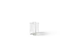 Bodil Kjaer Cross Blown Glass Vase for Cassina, Mid-Century Italy