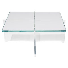 Bodil Kjær 'Crossplex Low Table', Polycarbonate and Glass by Karakter